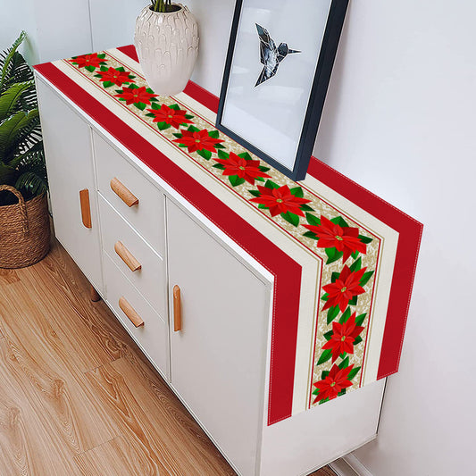 Weihnachts-Polyester-Tischdecke