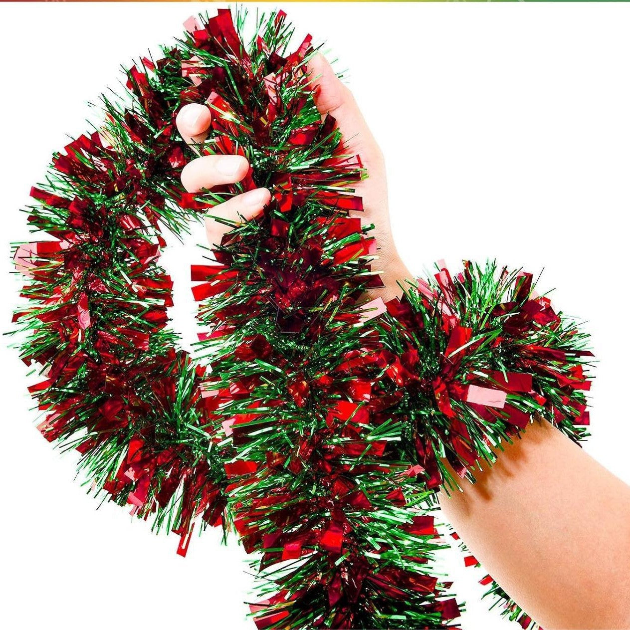 Weihnachts-Bubble-Satin-Glitzerdekoration