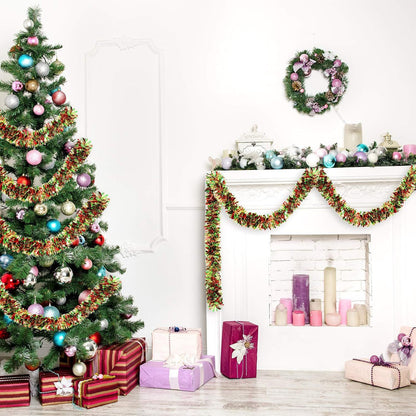 Weihnachts-Bubble-Satin-Glitzerdekoration