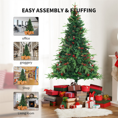 PVC Schneebedeckter Künstlicher Weihnachtsbaum