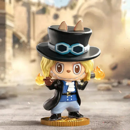 Labubu x One Piece Blind Box Figur