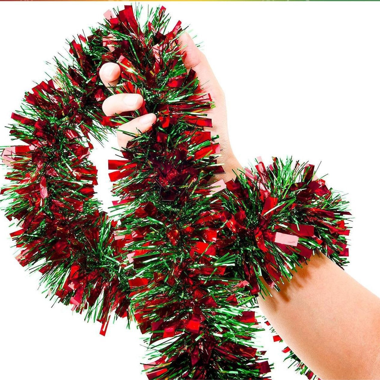 Weihnachts-Bubble-Satin-Glitzerdekoration