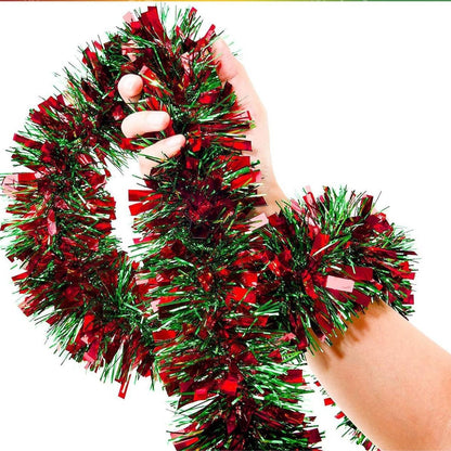 Weihnachts-Bubble-Satin-Glitzerdekoration