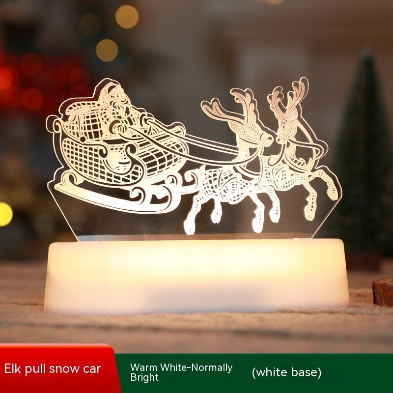 3D LED Acryl-Weihnachtsnachtlampe