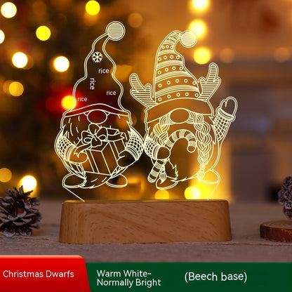 3D LED Acryl-Weihnachtsnachtlampe